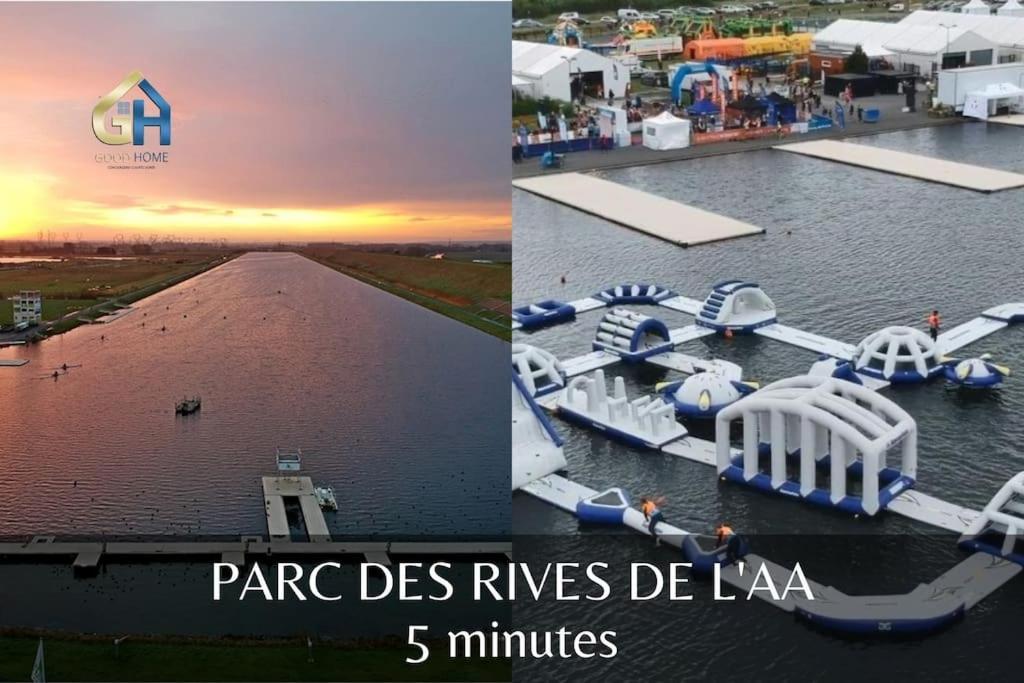 *L'Ecrin De L'Etang* Depaysement Assure Villa Bourbourg Bagian luar foto