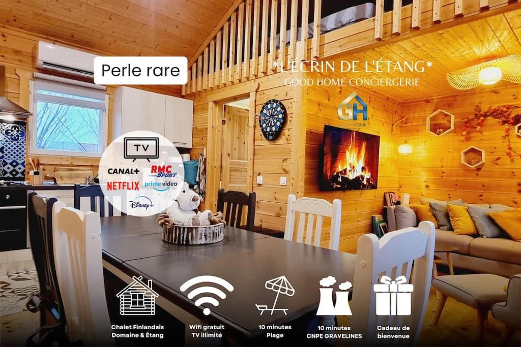 *L'Ecrin De L'Etang* Depaysement Assure Villa Bourbourg Bagian luar foto
